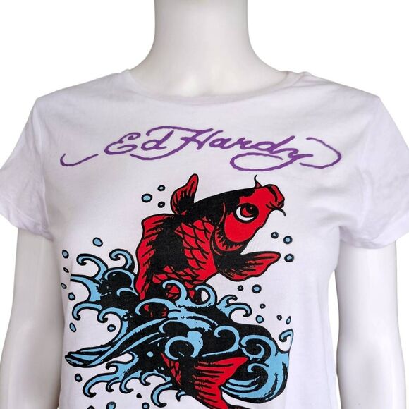 ed hardy koi graphic t-shirt - Picture 3 of 7